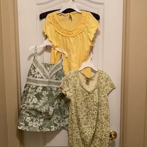 🎉Price Drop! 3 Girls Size L/XL Cute and Fun Summer Tops